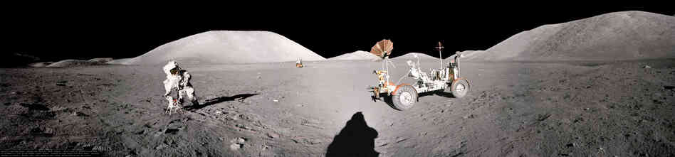 During their stay on the moon, the astronauts set up scientific experiments, took photographs and collected lunar samples.