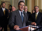 Sen. Jim DeMint, R-S.C., speaks to the media after a Republican caucus luncheon last year. He's joined by (from left): Sen. John Thune, R-S.D.; Sen. Lamar Alexander, R-Tenn.; Senate Minority Leader Mitch McConnell, R-Ky.; and Sen. Lindsey Graham, R-S.C. Sen. Jim DeMint, R-S.C., speaks to the media after a Republican caucus luncheon last year. He's joined by (from left): Sen. John Thune, R-S.D.; Sen. Lamar Alexander, R-Tenn.; Senate Minority Leader Mitch McConnell, R-Ky.; and Sen. Lindsey Graham, R-S.C.