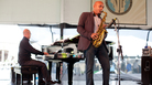 Saxophonist Miguel Zenón performs with pianist Laurent Coq at the 2012 Newport Jazz Festival. Saxophonist Miguel Zenón performs with pianist Laurent Coq at the 2012 Newport Jazz Festival.