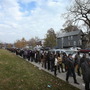 Looking for work: There was a long line last month as job seekers waited to get into an employment fair at Kennedy-King College in Chicago. Looking for work: There was a long line last month as job seekers waited to get into an employment fair at Kennedy-King College in Chicago.