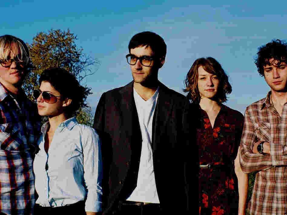 From left, Radiation City's Cameron Spies, Lizzy Ellison, Randy Bemrose, Patti King and Matt Rafferty.