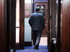 Sen. Jim DeMint, R-S.C., enters his Capitol Hill office on Dec. 6.