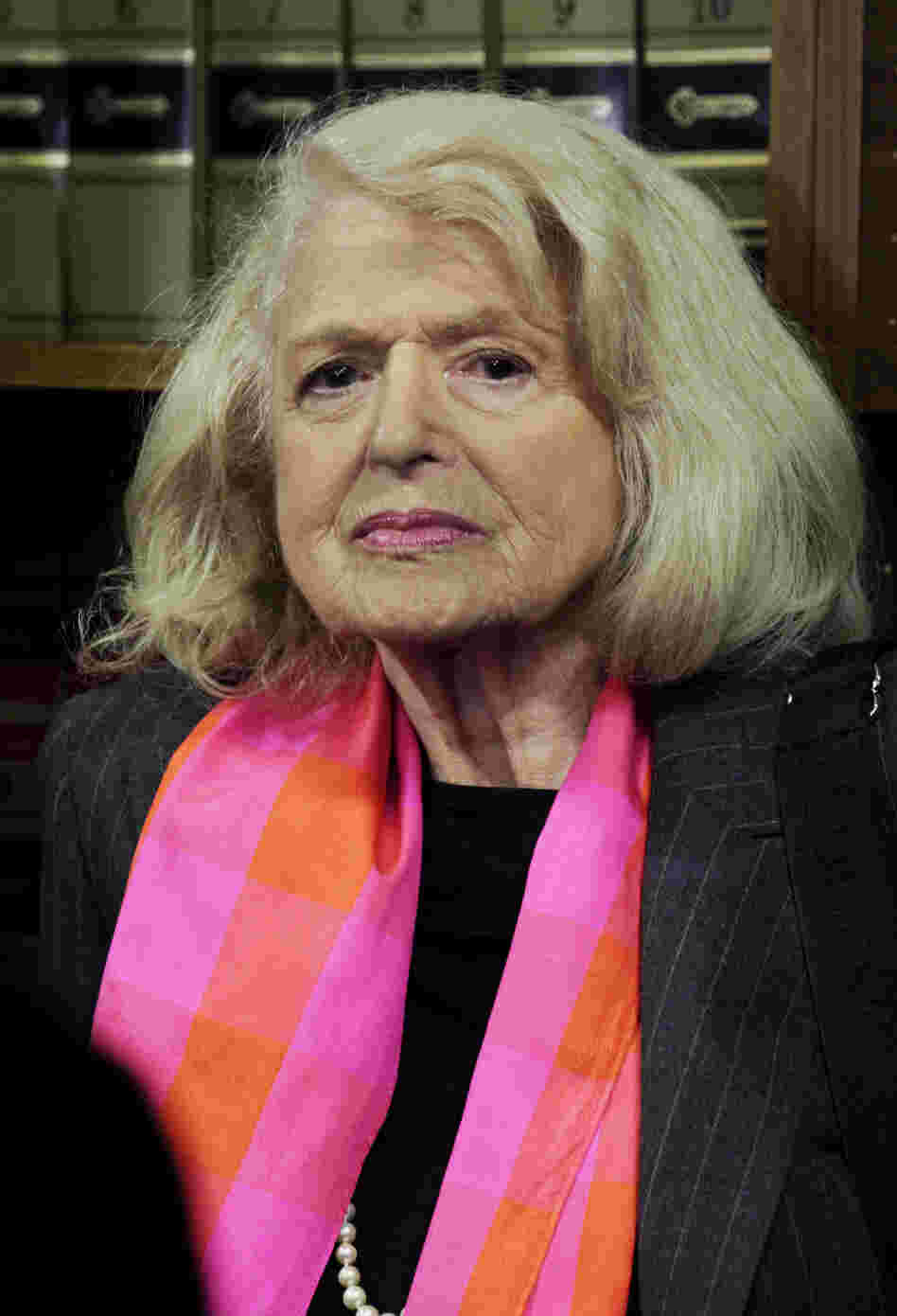 Edith Windsor, 83, is asking the Supreme Court to strike down the federal Defense of Marriage Act. When Windsor's female spouse died, the federal government, acting under DOMA, required Windsor to pay estate taxes that she would not have owed if her spouse had been a man. Edith Windsor, 83, is asking the Supreme Court to strike down the federal Defense of Marriage Act. When Windsor's female spouse died, the federal government, acting under DOMA, required Windsor to pay estate taxes that she would not have owed if her spouse had been a man.