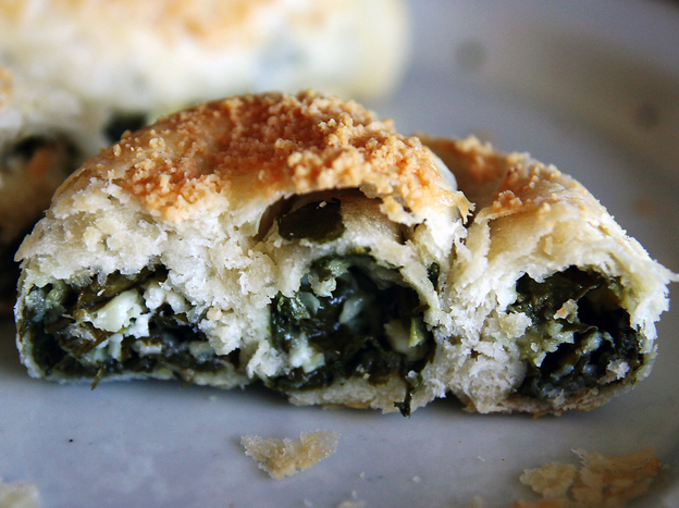 Called a boyo or bulema, this Turkish-style pastry was traditionally made for the Jewish Shabbat. Today, boyos are mostly reserved for holidays like Hanukkah.
