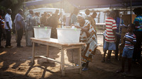 Ghanaians vote in presidential and parliamentary elections on Friday.