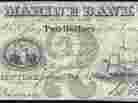 Two-dollar note from a New York bank