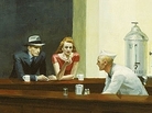 Edward Hopper is well-known in the U.S. for paintings such as Nighthawks (1942) — pensive, lonely portraits of people sitting together yet alone. He was less well-known in France, but an exhibit of his work at the Grand Palais has drawn impressive crowds. Edward Hopper is well-known in the U.S. for paintings such as Nighthawks (1942) — pensive, lonely portraits of people sitting together yet alone. He was less well-known in France, but an exhibit of his work at the Grand Palais has drawn impressive crowds.