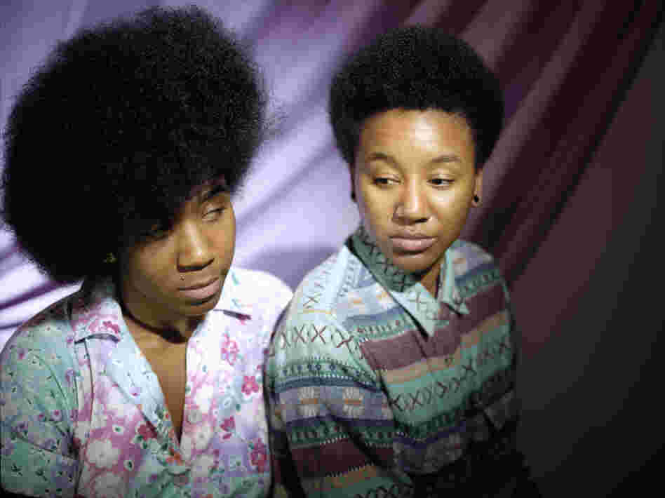 THEESatisfaction's Catherine Harris-White and Stasia Irons.