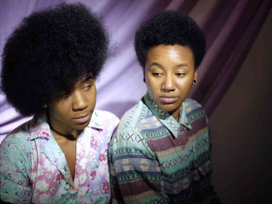 THEESatisfaction's Catherine Harris-White and Stasia Irons.