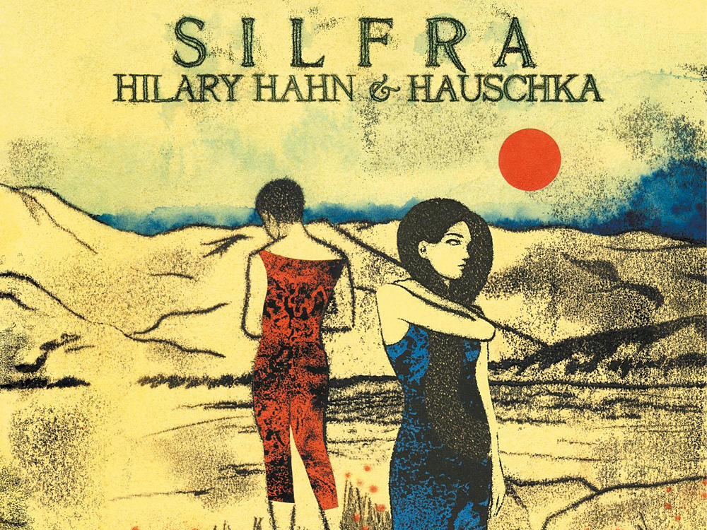 On <em>Silfra</em>, violinist Hilary Hahn improvises with prepared pianist Hauschka.