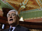 Former Illinois Gov. Jim Edgar speaks to reporters at the Illinois State Capitol on Dec. 4, before a Senate vote on a law that would allow undocumented immigrants to obtain driver's licenses. Former Illinois Gov. Jim Edgar speaks to reporters at the Illinois State Capitol on Dec. 4, before a Senate vote on a law that would allow undocumented immigrants to obtain driver's licenses.