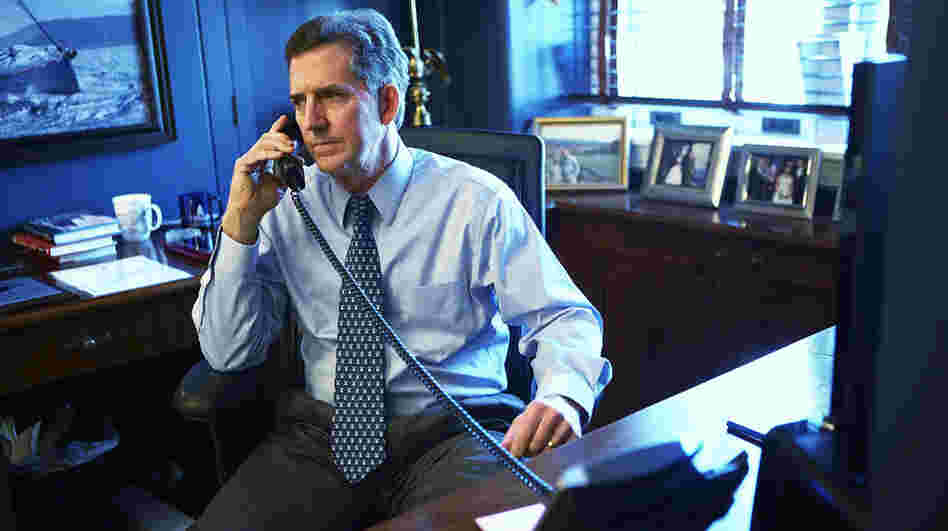 Sen. Jim DeMint, R-S.C., talks on the phone in his Capitol Hill office on Dec. 6, the day he announced he will resign from the Senate and lead the Heritage Foundation.