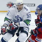 Erik Christensen, right, from Lev Praha challenges Alexander Ovechkin from Dynamo Moscow during their KHL ice hockey match in Prague, Czech Republic, Tuesday, Oct. 9. Ovechkin is among those NHL players who were signed by European clubs because of the NHL lockout. Erik Christensen, right, from Lev Praha challenges Alexander Ovechkin from Dynamo Moscow during their KHL ice hockey match in Prague, Czech Republic, Tuesday, Oct. 9. Ovechkin is among those NHL players who were signed by European clubs because of the NHL lockout.