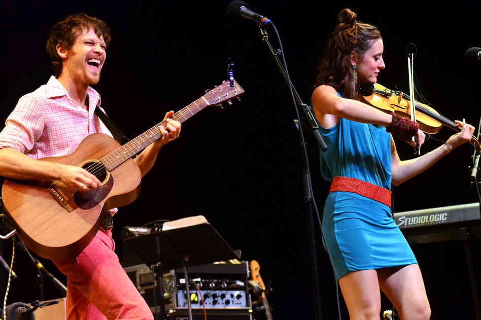 David Wax and Suz Slezak, the pair at the core of David Wax Museum.