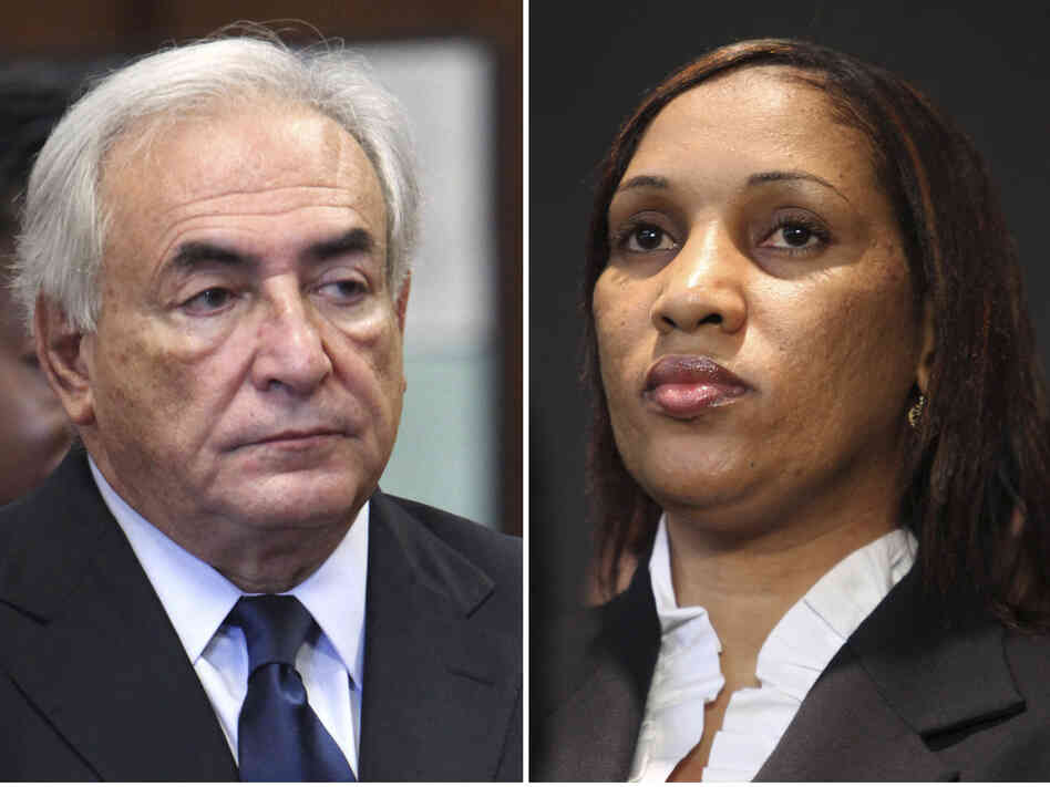 Former IMF leader Dominique Strauss-Kahn and Nafissatou Diallo, who accused him of sexual assult. Lawyers for both sides will appear in court on Monday in Diallo's civil suit against Strauss-Kahn.