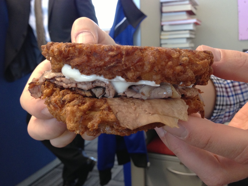 The Latke Double Down.