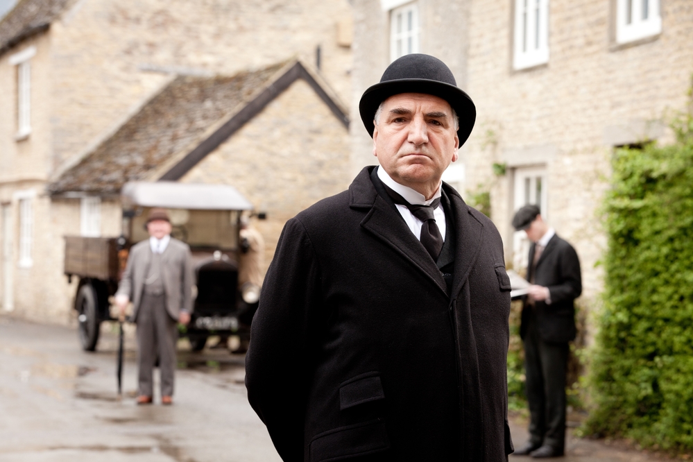 Jim Carter as Mr. Carson in Downton Abbey. The third season premiered on PBS Sunday.