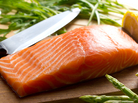 Farmed Atlantic salmon was sometimes labeled at "wild salmon," researchers found when the tested seafood sold in New York City. Farmed Atlantic salmon was sometimes labeled at "wild salmon," researchers found when the tested seafood sold in New York City.