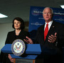 Sen. Dianne Feinstein, D-Calif., and Sen. Saxby Chambliss, R-Ga., have opposing views about a report detailing CIA detention and interrogation practices.
