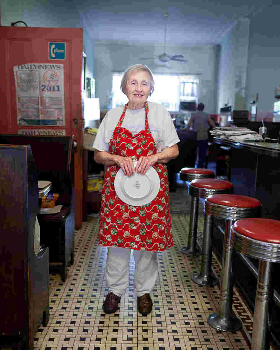 Dorothy's parents opened Schnackenberg's Luncheonette in 1927; she has worked there since she was a kid. Dorothy's parents opened Schnackenberg's Luncheonette in 1927; she has worked there since she was a kid.
