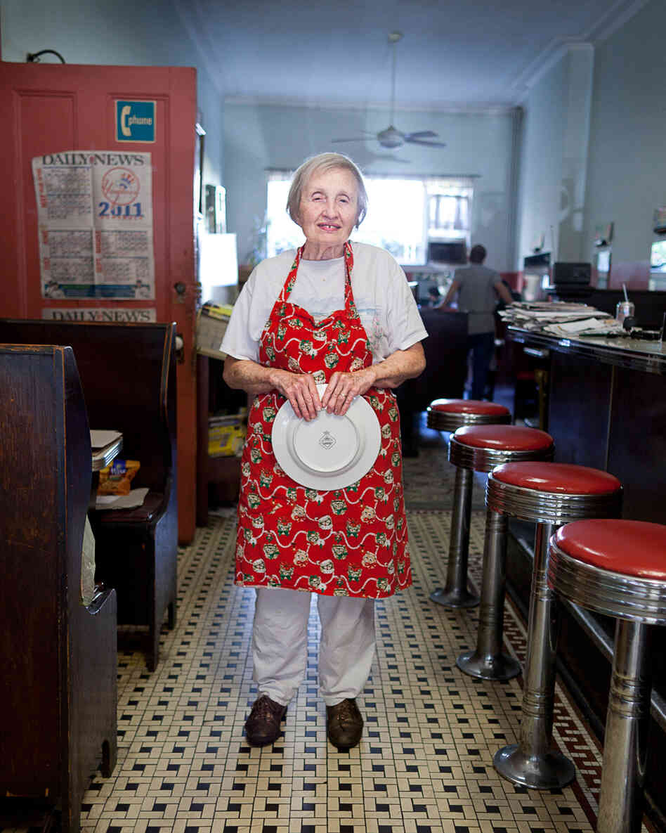 Dorothy's parents opened Schnackenberg's Luncheonette in 1927; she has worked there since she was a kid. Dorothy's parents opened Schnackenberg's Luncheonette in 1927; she has worked there since she was a kid.