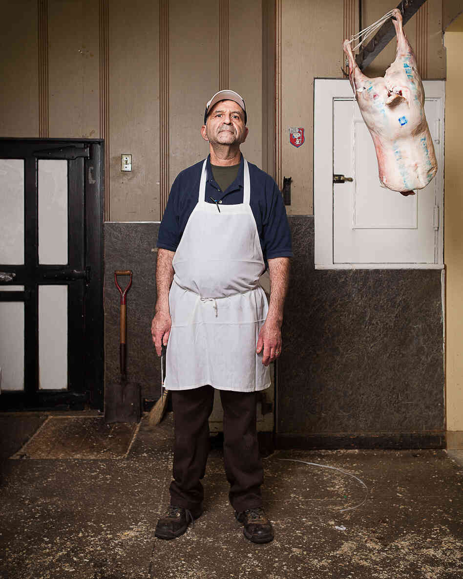Stevie, butcher at Truglio's Meat Market