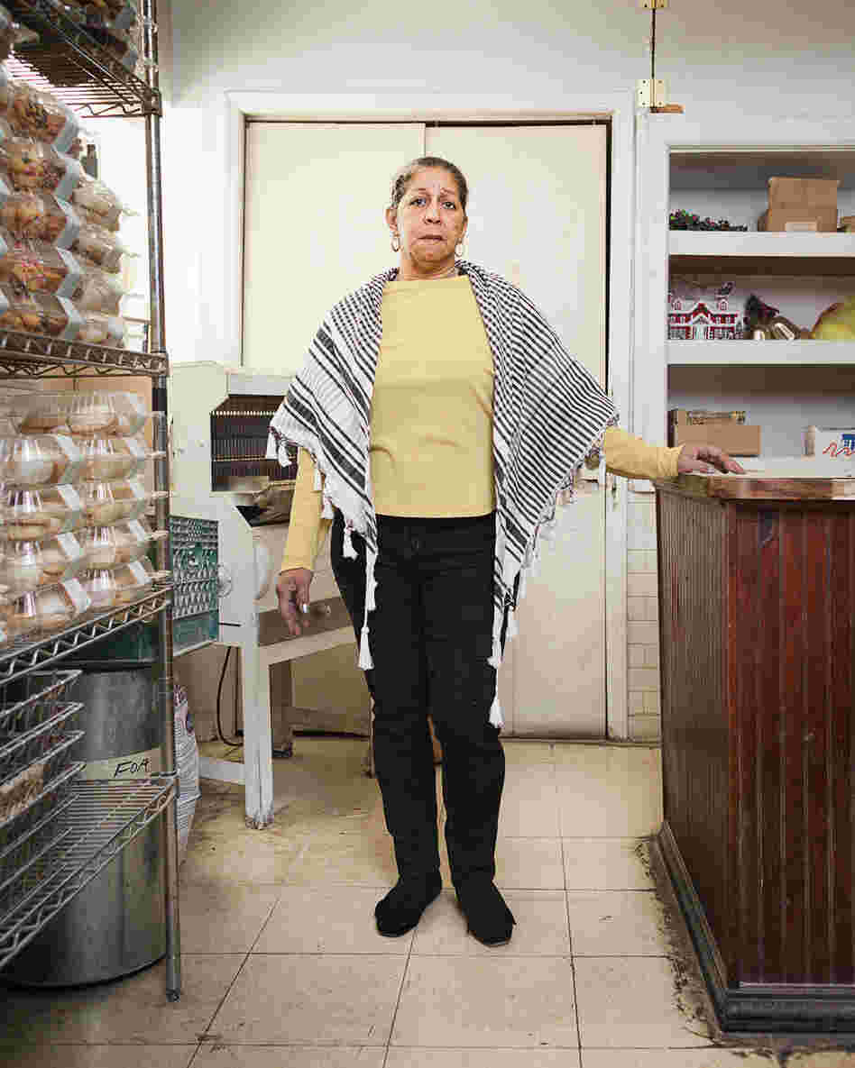 Esther at Dom's Bakery