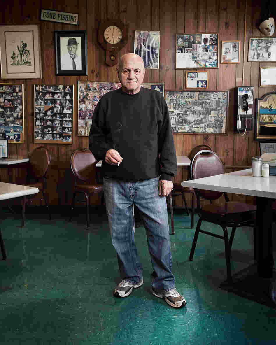 Chickie, owner of Chickies Luncheonette, which has been closed since Hurricane Sandy. Delaney says this local haunt is "one of those places where you walk in, and everyone turns around and says, 'Who are you?' "