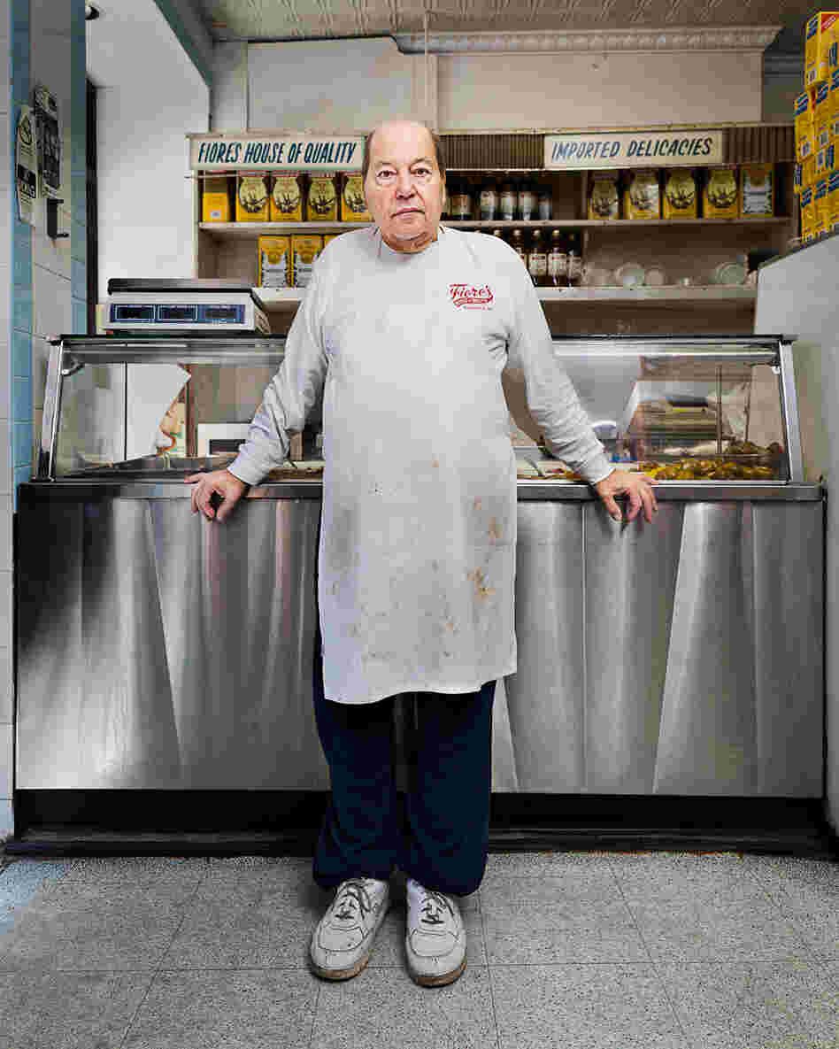 John, owner of Fiore's Deli, which claims to have the best "mutz," or mozzarella