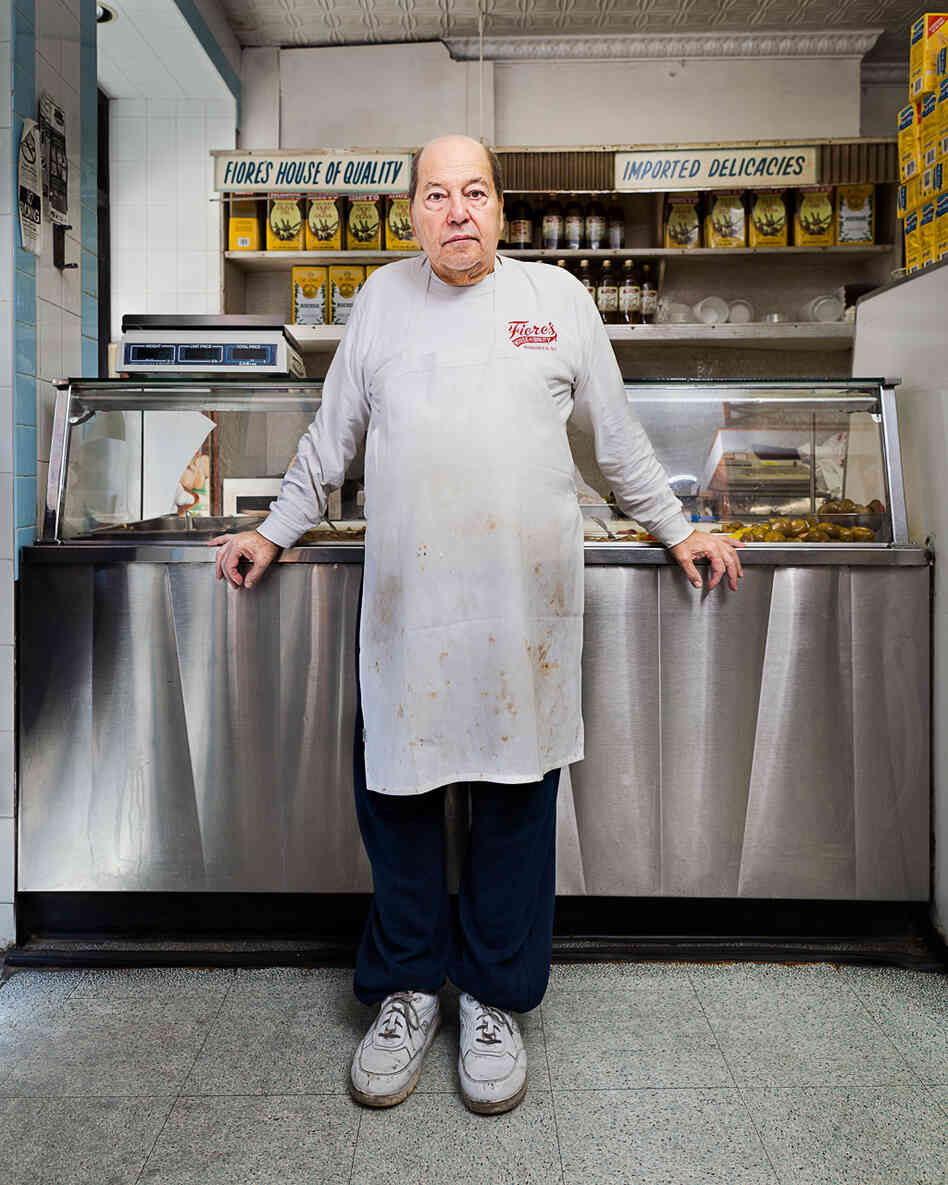 John, owner of Fiore's Deli, which claims to have the best "mutz," or mozzarella