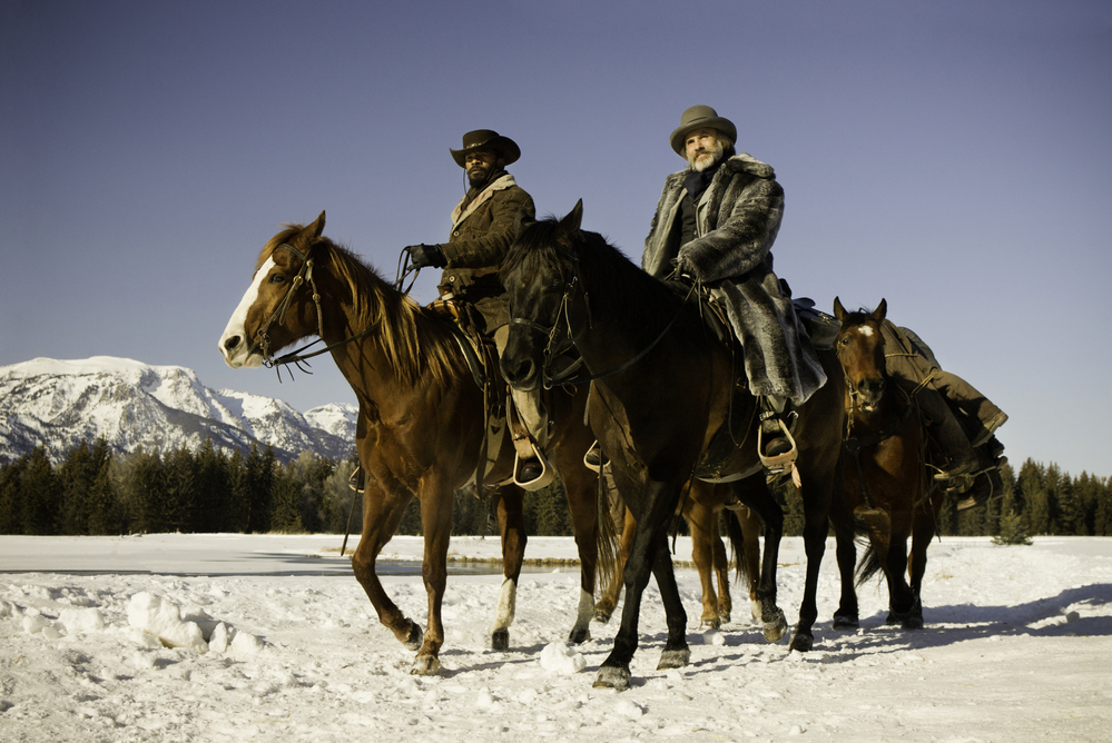 Christoph Waltz (right, with Jamie Foxx) stars in Quentin Tarantino's new film Django Unchained.