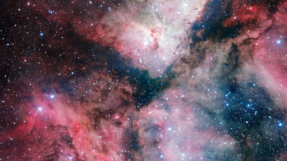 Enjoy it while you can: the spectacular star-forming Carina Nebula has been captured in great detail by the VLT Survey Telescope at the ESO's Paranal Observatory.