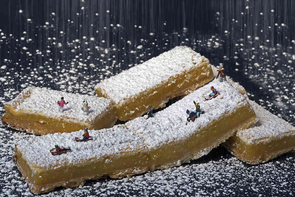 Lemon Bar Snow Day