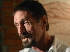 John McAfee, in Guatemala City before his detention. John McAfee, in Guatemala City before his detention.