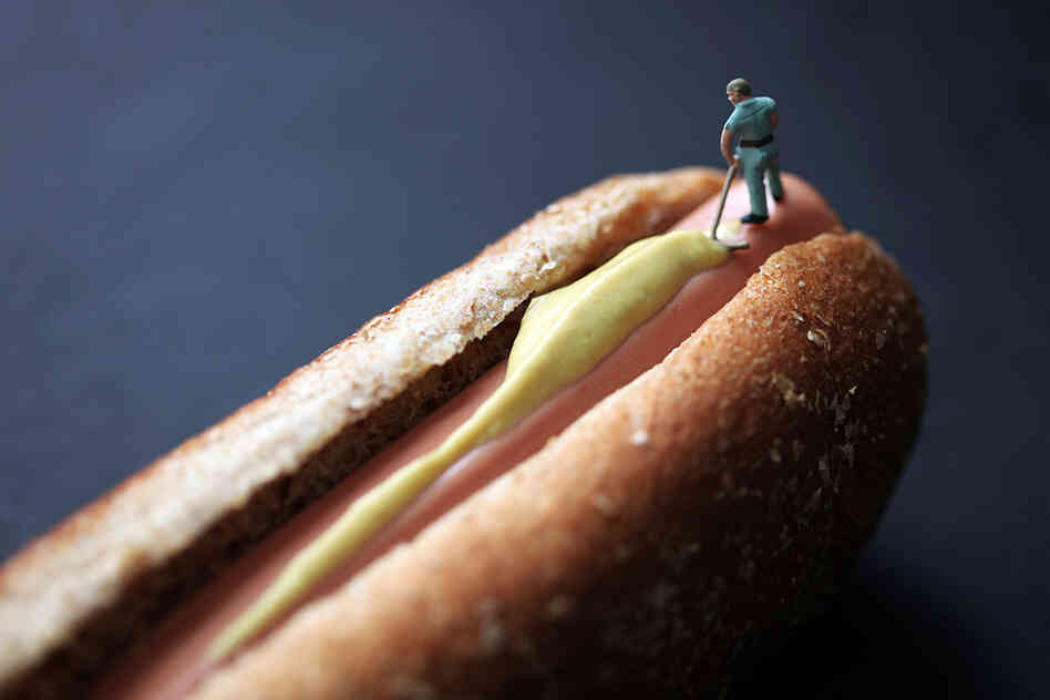 Mustard Technician: "Gary always uses too much mustard. But no one can say so. It's a union thing."
