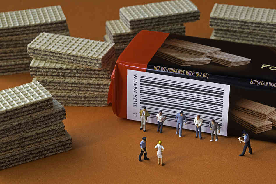 Wafer Cookie Lineup: "Number three step forward please."