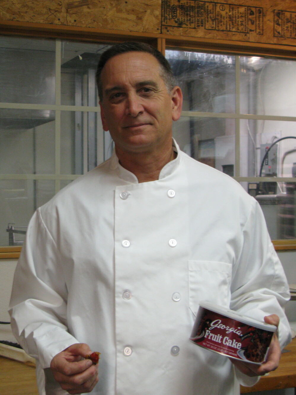 John Womble is the owner of the Georgia Fruit Cake Company in Claxton.