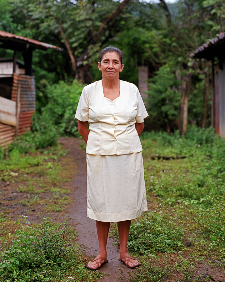 Juana, a former Mesa Grande refugee. She is a member of Valle Nuevo Directiva and of the Woman's Farming Collective.