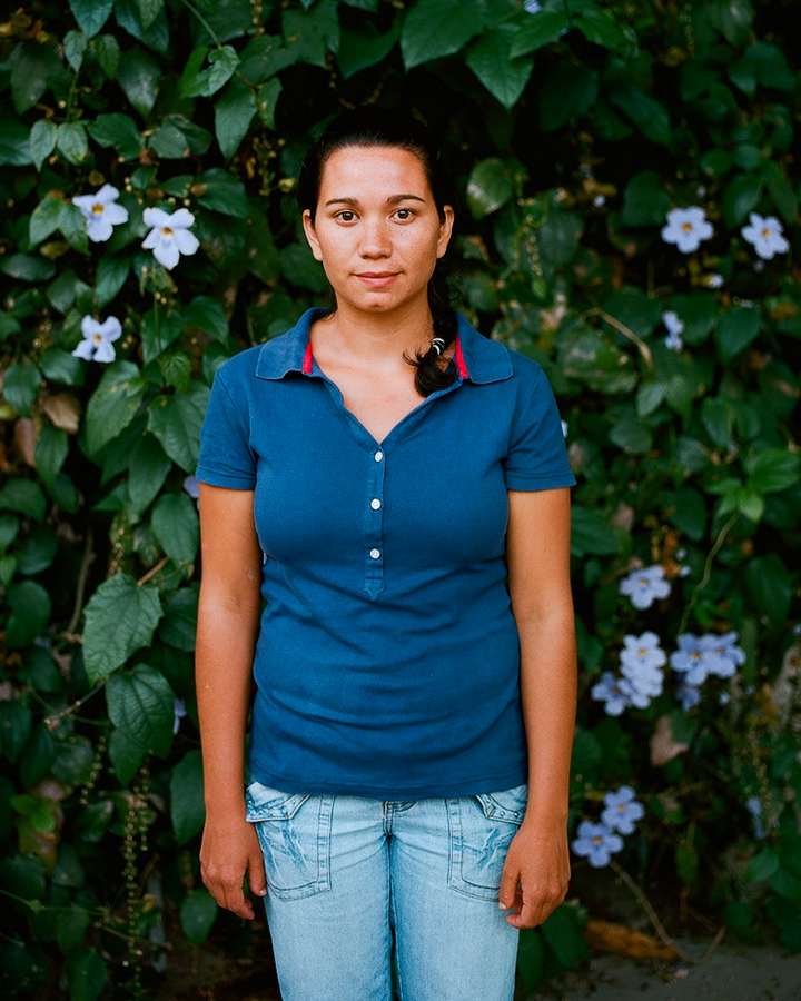 Oneyda, studying to be a veterinarian at the National University.