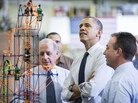President Obama examines a K'NEX roller coaster on Nov. 30 at a Hatfield, Pa., factory that makes the toys. During the visit, Obama spoke about the economy, the middle class and his plan to raise taxes on top wage earners. President Obama examines a K'NEX roller coaster on Nov. 30 at a Hatfield, Pa., factory that makes the toys. During the visit, Obama spoke about the economy, the middle class and his plan to raise taxes on top wage earners.