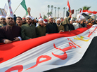 Egyptian clerics from Al-Azhar University hold a national flag as they shout support for President Mohammed Morsi and a new constitution at a rally in Cairo on Dec. 1. Secular and Islamist Egyptians disagree on the constitution, which critics say gives too much power to the clerics of Al-Azhar, the seat of Sunni Islam learning. Egyptian clerics from Al-Azhar University hold a national flag as they shout support for President Mohammed Morsi and a new constitution at a rally in Cairo on Dec. 1. Secular and Islamist Egyptians disagree on the constitution, which critics say gives too much power to the clerics of Al-Azhar, the seat of Sunni Islam learning.