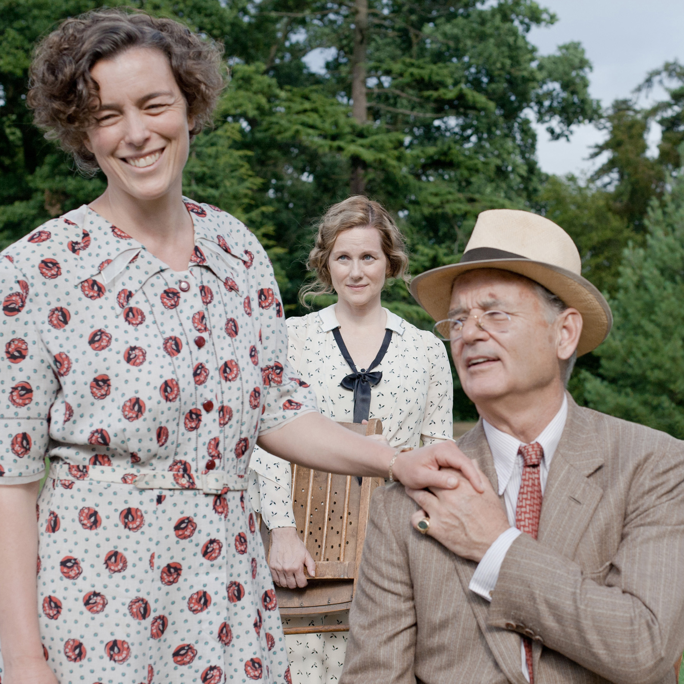 Linney's Daisy was on hand, along with Eleanor Roosevelt (Olivia Williams), to support the president on the weekend of a momentous visit by the king and queen of England in June of 1939, as Europe teetered on the brink of World War II.