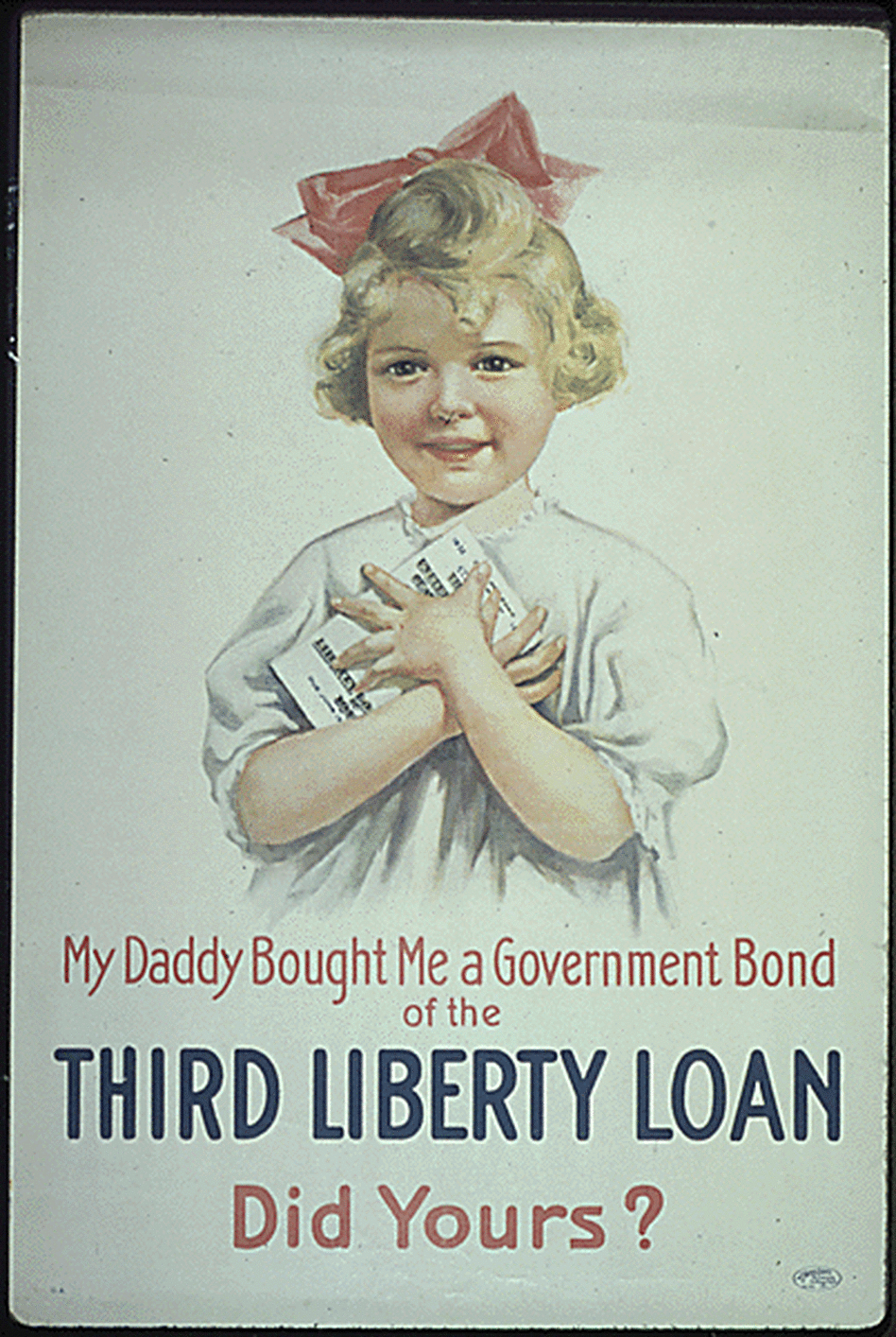 A Liberty Bond poster from World War I. 