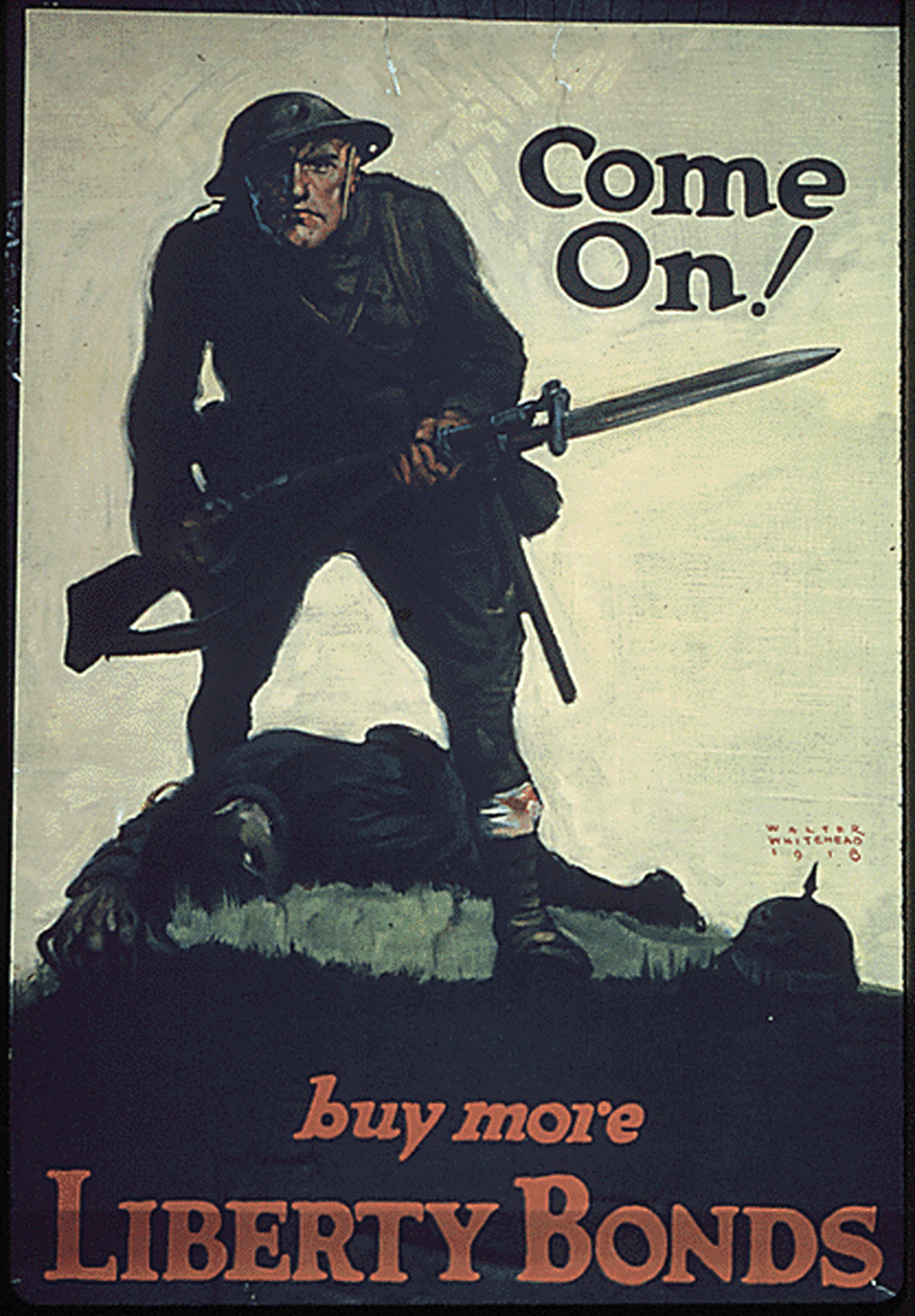 A Liberty Bond poster from World War I. 
