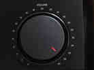 A volume knob turned up to the maximum.