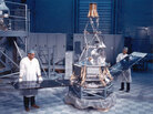 The Mariner 2 probe at an assembly facility in Cape Canaveral, Fla., on Aug. 29, 1962. The Mariner 2 probe at an assembly facility in Cape Canaveral, Fla., on Aug. 29, 1962.