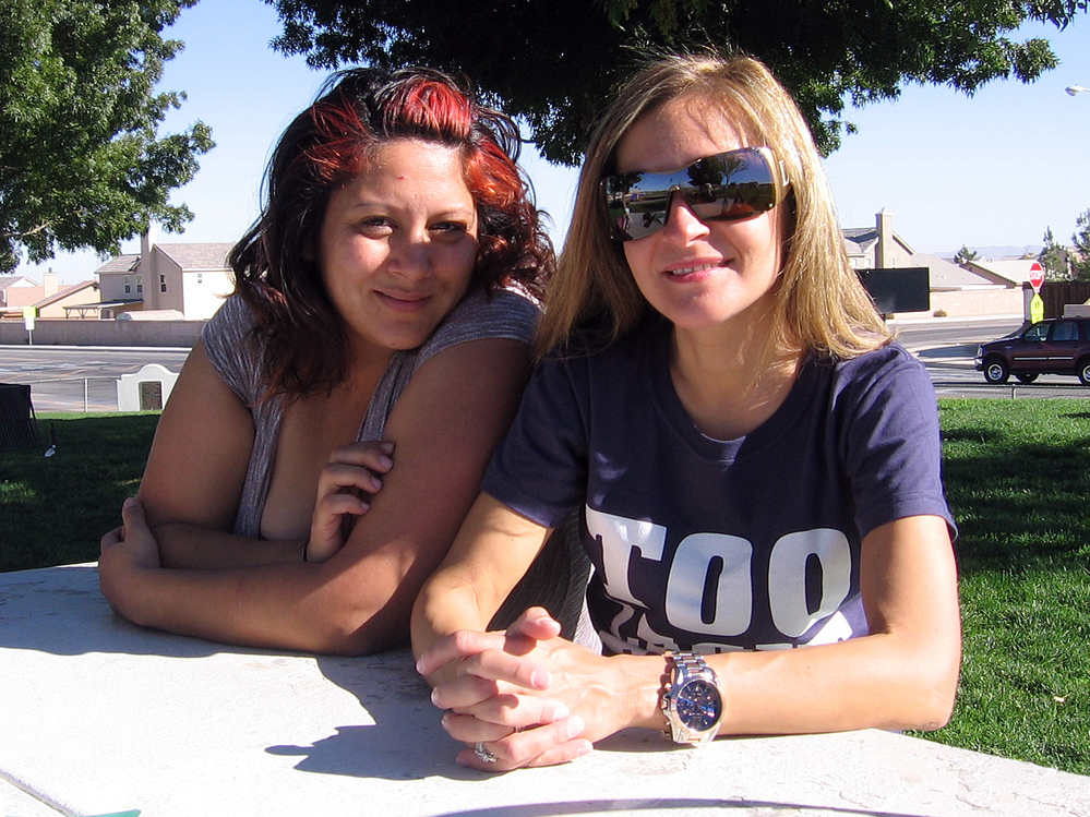 Chrissy Alvarado and Lori Yuan both have two children at Desert Trails Elementary. They say that if kids are failing, it's because they're poor, transient and already behind when they arrive.