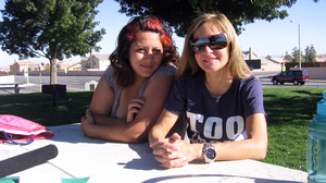 Chrissy Alvarado and Lori Yuan both have two children at Desert Trails Elementary. They say that if kids are failing, it's because they're poor, transient and already behind when they arrive.