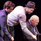 Geri Allen watches as Taylor Eigsti, Jason Moran and Ellis Marsalis, from left, perform in a round robin at A Jazz Piano Christmas 2012. Geri Allen watches as Taylor Eigsti, Jason Moran and Ellis Marsalis, from left, perform in a round robin at A Jazz Piano Christmas 2012.