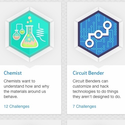 DIY.org, a hands-on site for kids, offers merit badges for more than 40 different skills areas.